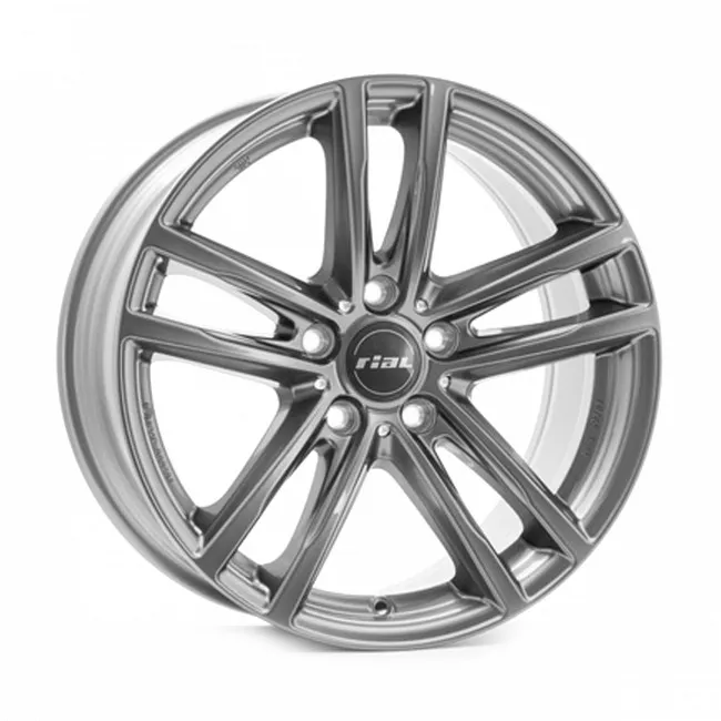 Диск Rial Lugano R18 W8 PCD5x108 ET43 DIA70,1 (sterling-silver)