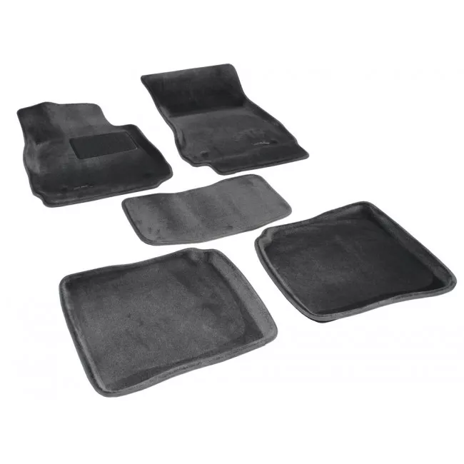 Двошарові килимки Sotra 3D Royal Grey для MB S-Class (long)(W221) (3D LMB006)