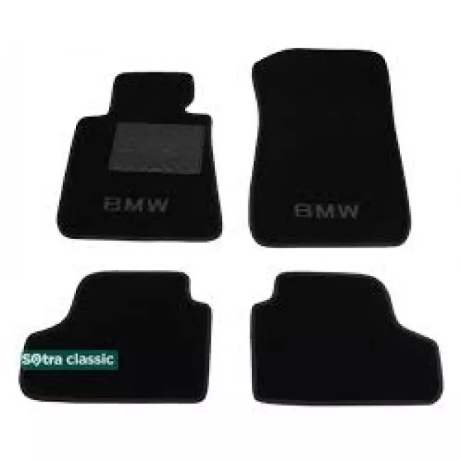 Двошарові килимки Sotra Classic 7mm Black для BMW 3-series Coupe (E92) 2006-2011