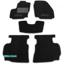 Двухслойные коврики Sotra Classic 7mm Black для Ford Mondeo (mkIII) 2007-2011