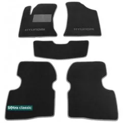 Двошарові килимки Sotra Classic 7mm Black для Hyundai Elantra (HD)(mkIV) 2006-2010