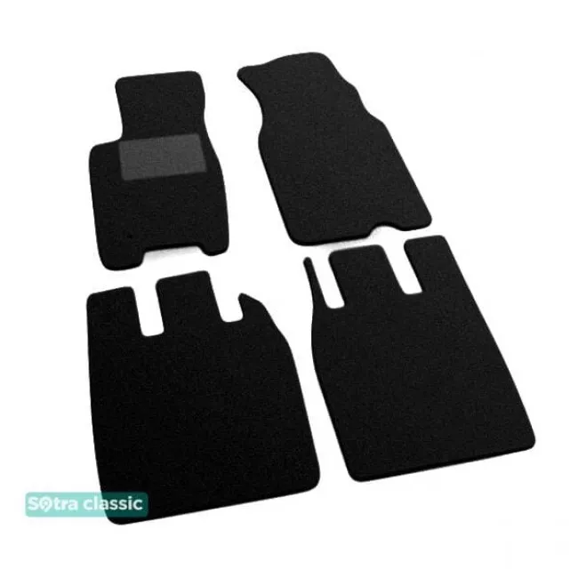 Двошарові килимки Sotra Classic 7mm Black для Jeep Grand Cherokee (WJ)(mkII) 1999-2004 Двошарові килимки Sotra Classic 7mm Black для Jeep Grand Cherokee (WJ)(mkII) 1999-2004