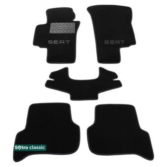 Двошарові килимки Sotra Classic 7mm Black для Mitsubishi Colt (5-дв.)(Z30) 2002-2012