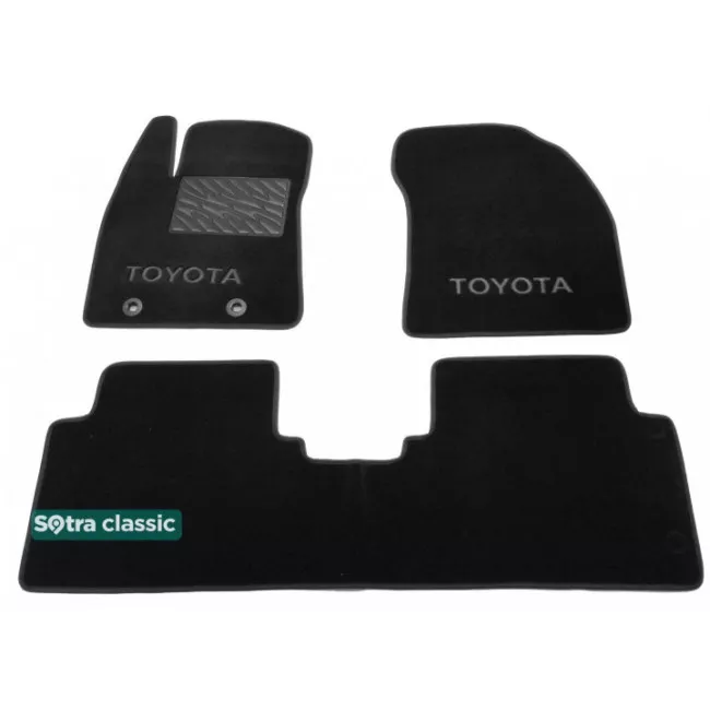 Двухслойные коврики Sotra Classic 7mm Black для Toyota Avensis (T270)(mkIII) 2009-> Двухслойные коврики Sotra Classic 7mm Black для Toyota Avensis (T270)(mkIII) 2009->