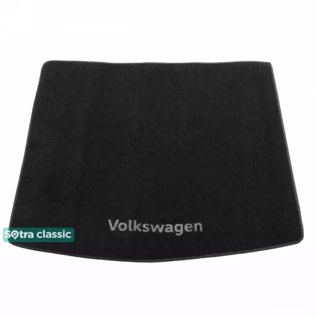 Двошарові килимки Sotra Classic 7mm Black для Volkswagen Tiguan (mkII)(багажник) 2016-> (ST 08803-GD-Black)