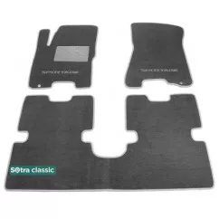 Двухслойные коврики Sotra Classic 7mm Grey для Kia Sportage (JE/KM)(mkII) 2004-2009
