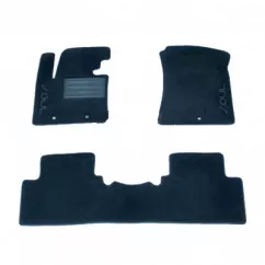 Двошарові килимки Sotra Custom Premium Black 10mm для Kia Soul (PS)(mkII) 2014->