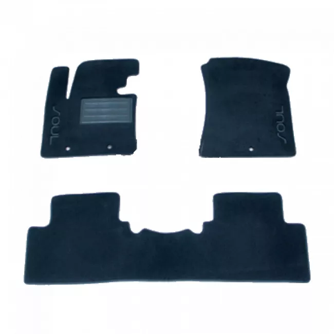 Двухслойные коврики Sotra Custom Premium 10mm Black для Kia Soul (PS)(mkII) 2014->