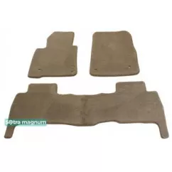Двошарові килимки Sotra Magnum 20mm Beige для Toyota Land Cruiser (1-2 ряд)(J200) 2007-2012