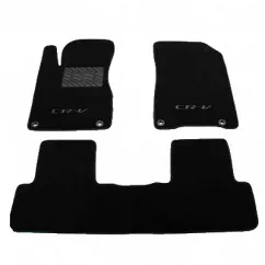 Двошарові килимки Sotra Premium Black 10mm для Honda CR-V (mkIV) 2014-2016