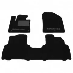 Двошарові килимки Sotra Premium Black 10mm для Kia Sorento (UM)(mkIII) 2015->