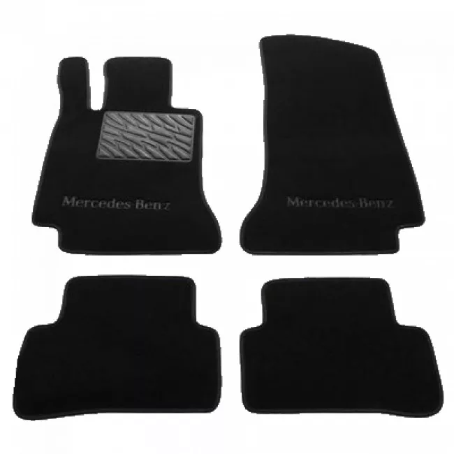 Двошарові килимки Sotra Premium Black 10mm для Mercedes-Benz C-Class (W205) 2014->