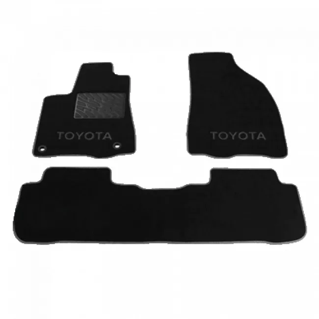 Двухслойные коврики Sotra Premium 10mm Black для Toyota Highlander (XU50)(mkIII) 2013->