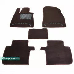 Двухслойные коврики Sotra Premium 10mm Chocolate для Lexus RX (mkIV)(long) 2017-> (ST 08954-CH-Choco)