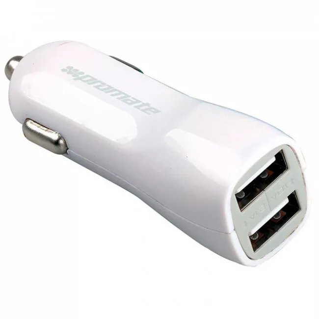 Автомобильное зарядное устройство Vivid White (004396)
