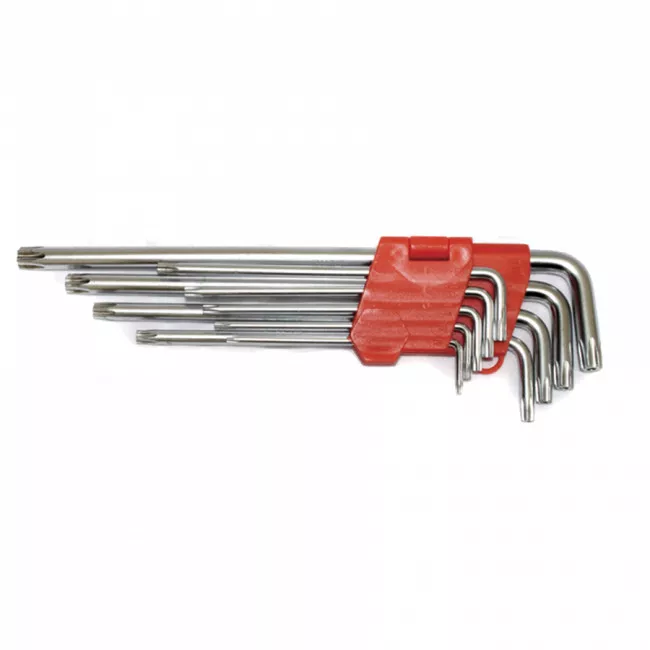 000010 Набор ключей L обр. Torx 9 ед. LA 511600