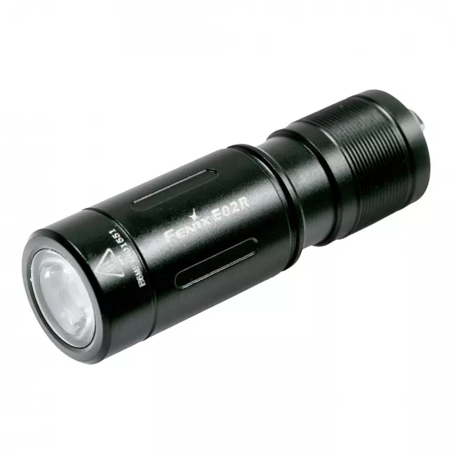 Ліхтар ручний Fenix E02R чорний