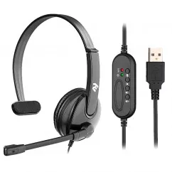 Гарнитура 2E CH12 Mono On-Ear USB (2E-CH12MU)
