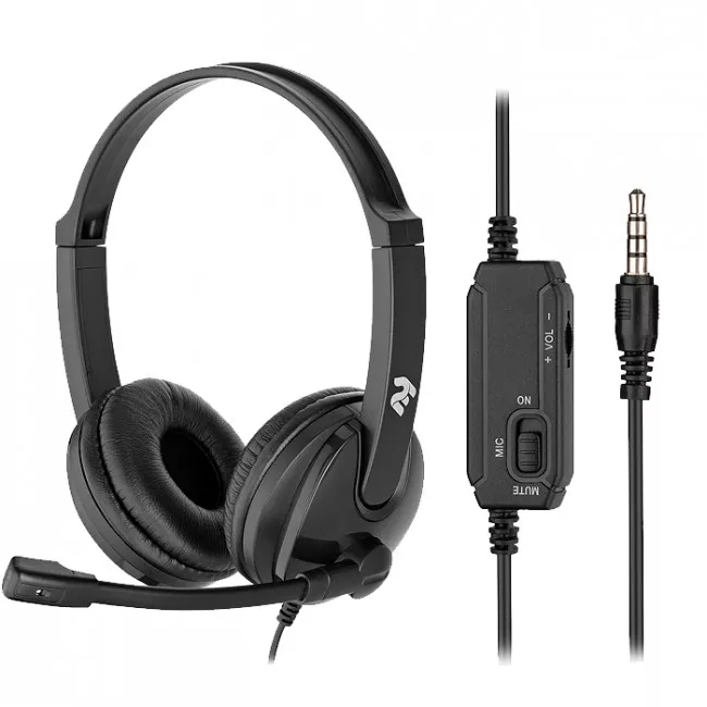 Гарнитура для ПК 2E CH12, On-Ear, 3.5mm / 2*3.5mm (2E-CH12SJ)
