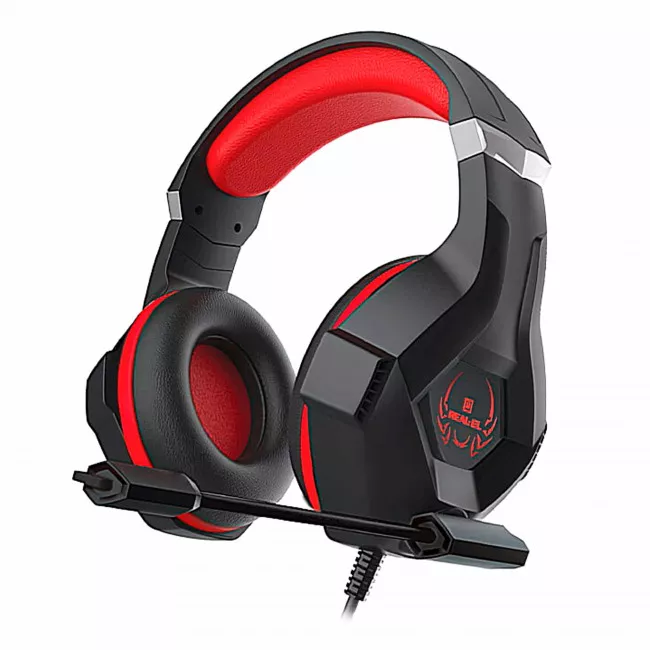 Гарнітура REAL-EL GDX-7575 Black/Red (EL124100042) Гарнітура REAL-EL GDX-7575 Black/Red (EL124100042)