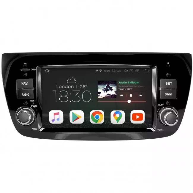 Gazer CM5006-152 Мультимедийная автомобильная система для Fiat Doblo (152) 2009-2014 Gazer CM5006-152 Мультимедийная автомобильная система для Fiat Doblo (152) 2009-2014