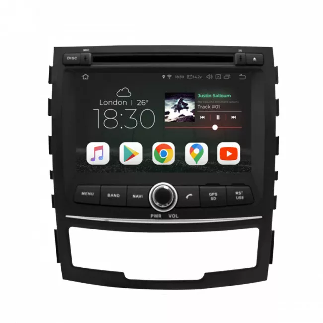 Gazer CM5007-CK автомобільна Мультимедійна система для SsangYong Korando (CK) 2010-2013