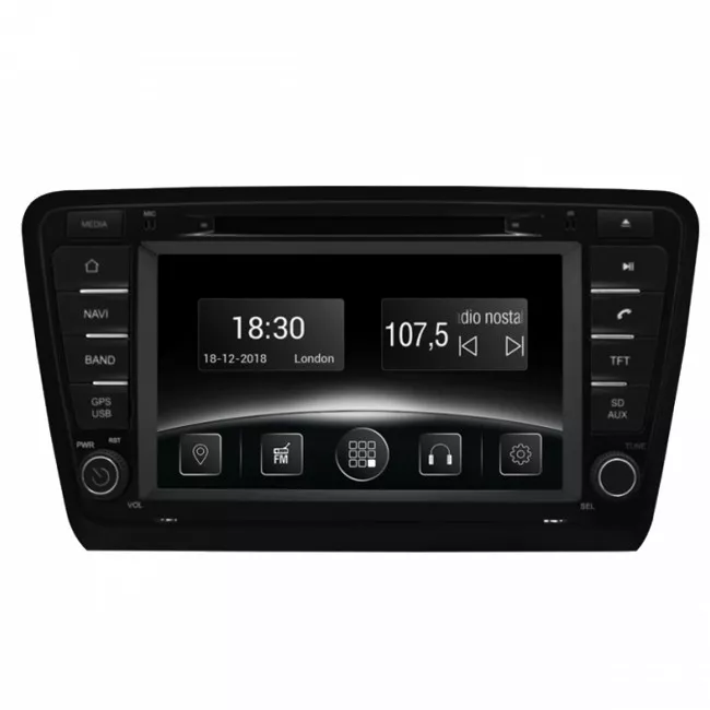Gazer CM5008-5E3 автомобільна Мультимедійна система для Skoda Octavia A7 (5E3) 2013-2016 Gazer CM5008-5E3 автомобільна Мультимедійна система для Skoda Octavia A7 (5E3) 2013-2016