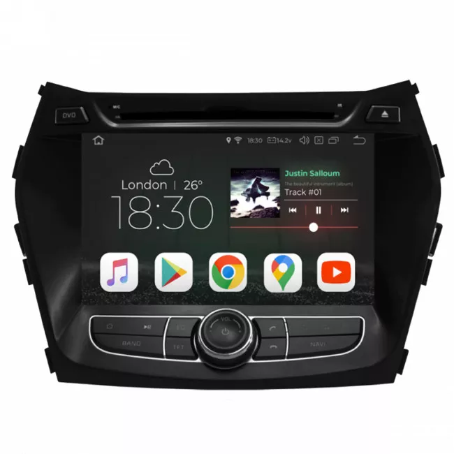 Gazer CM5008-DM Мультимедийная автомобильная система для Hyundai SantaFe (DM) 2012-2016 Gazer CM5008-DM Мультимедийная автомобильная система для Hyundai SantaFe (DM) 2012-2016