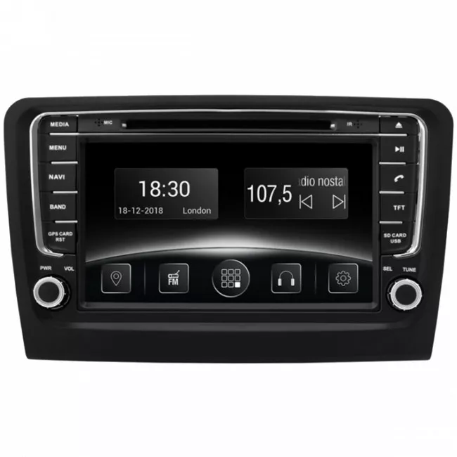Gazer CM5008-NK3 автомобільна Мультимедійна система для Skoda Rapid (NK3) 2013-2016 Gazer CM5008-NK3 автомобільна Мультимедійна система для Skoda Rapid (NK3) 2013-2016