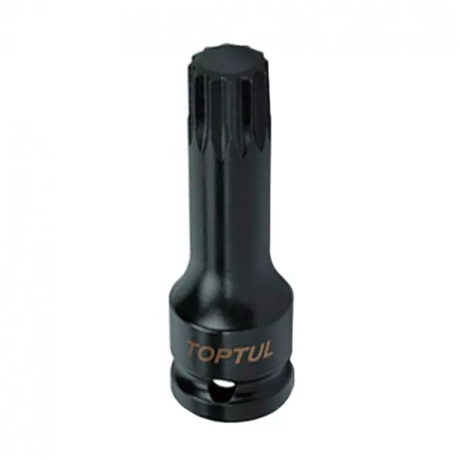 Головка ударная SPLINE М16 L77mm 1/2" TOPTUL (KADB1616L)