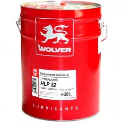 Индустриальное гидравлическое масло WOLVER HLP32 20л (26677) (4260360942105)