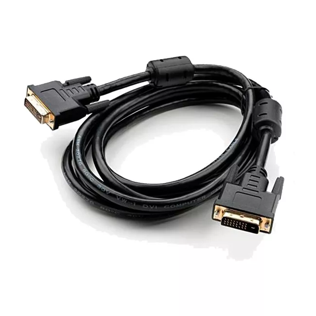 Кабель мультимедийный Vinga DVI 24+1 3.0 m (VCPDCDVIMM3BK) Кабель мультимедийный Vinga DVI 24+1 3.0 m (VCPDCDVIMM3BK)