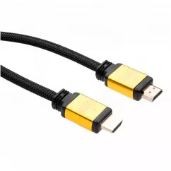 Кабель мультимедийный Vinga HDMI to HDMI 1.8 m metal V2.0 (VCPDCHDMI2VMM1.8BK)