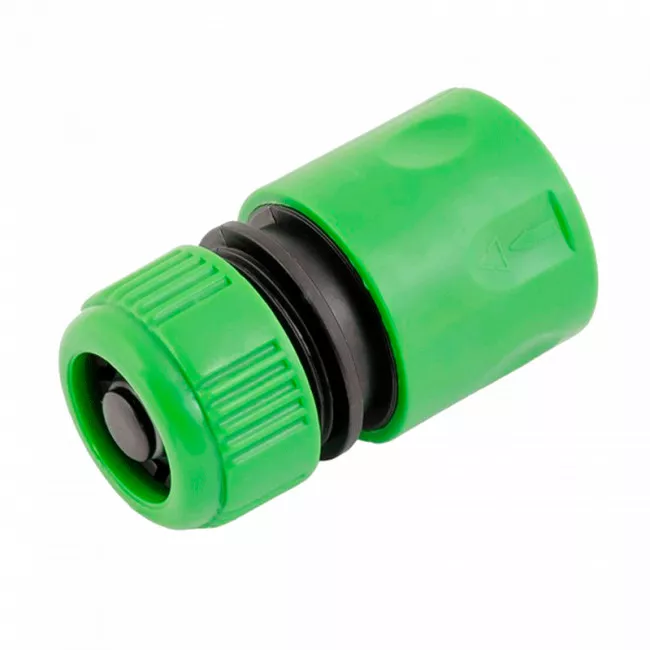 Конектор для шланга 1/2" із клапаном STOP MASTERTOOL (92-9314)