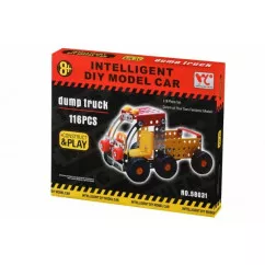 Конструктор металлический Same Toy Inteligent DIY Model Car Самосвал 116 элементов (58031Ut)