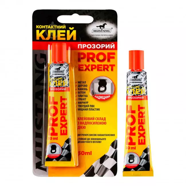 Контактний клей MUSTANG Prof Expert 30 мл MG16 (532706) Контактний клей MUSTANG Prof Expert 30 мл MG16 (532706)