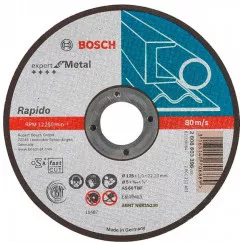 Круг отрезной Bosch Expert for Metal прямой 115×1,6 мм (2608600214)