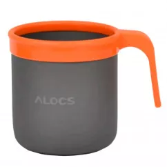 Кружка Alocs TW-403D (0.28л), оранжевая (109-1013-4)