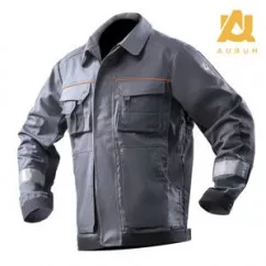 Куртка "AURUM" серая, размер L (52-54), рост 170-176