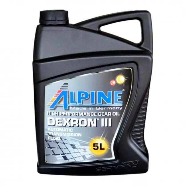 Масло гидравлическое трансмиссионное ALPINE ATF Dexron III-Н 5л (0665-5)
