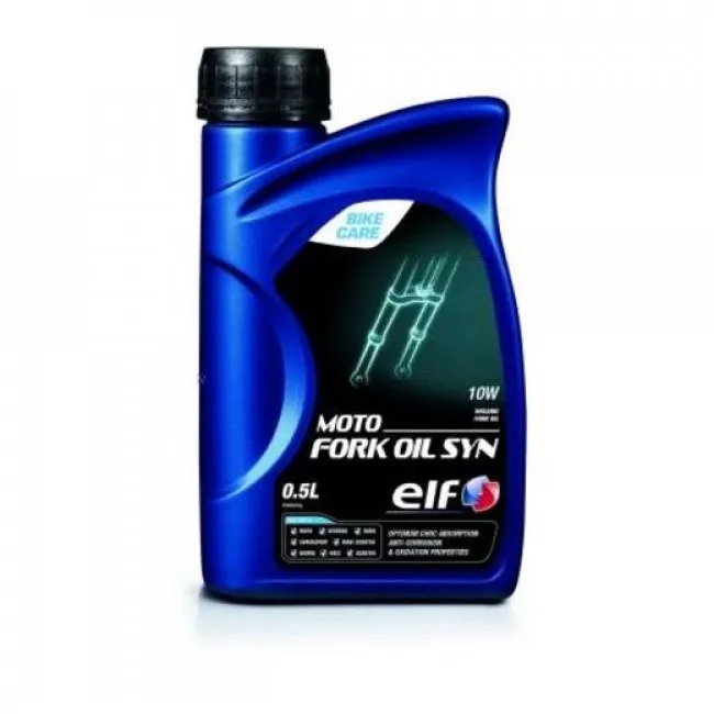 Масло гидравлическое ELF MOTO FORK OIL SYN 10W 0,5л (194974)
