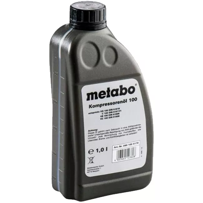 Масло компрессорное Metabo MOTANOL HP100,1 л (0901004170) Масло компрессорное Metabo MOTANOL HP100,1 л (0901004170)