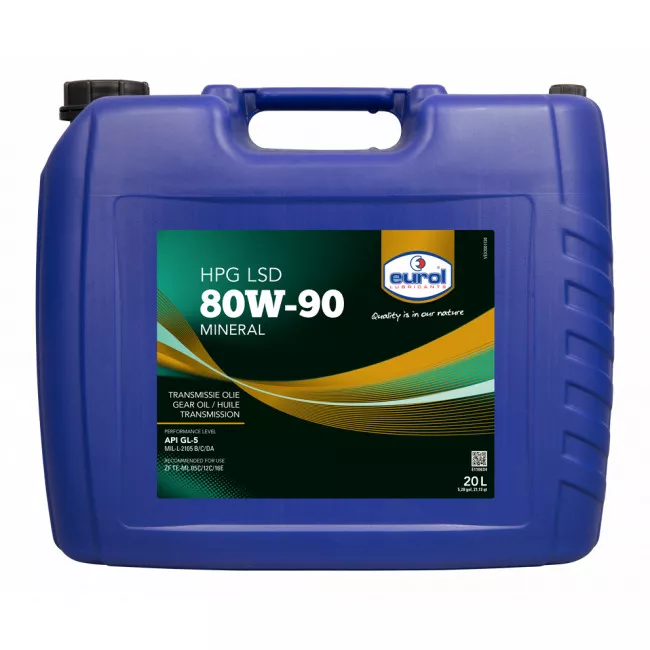 Трансмісійна олива Eurol HPG 80W-90 GL5 LSD 20л (E110634)
