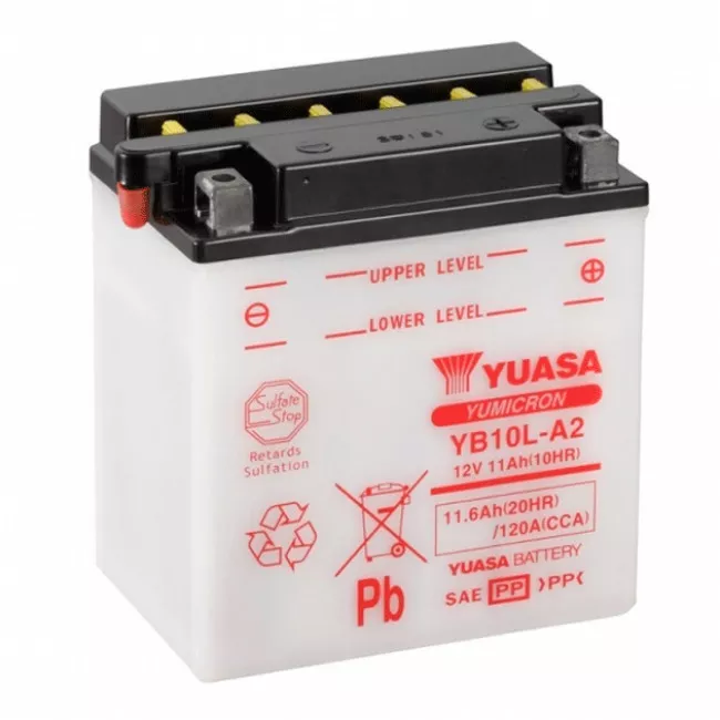 Мото акумулятор YUASA 6СТ-11Ah АзЕ (YB10L-A2)