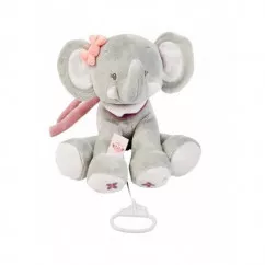 Мягкая игрушка Nattou с музыкой слоник Адель 28 сантиметров (424059)