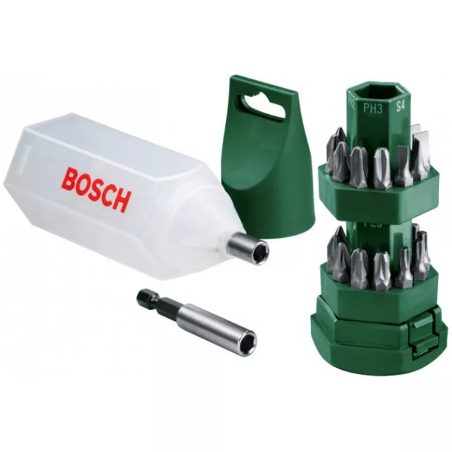 Набір біт Bosch 25 штук з утримувачем (2607019503) Набір біт Bosch 25 штук з утримувачем (2607019503)