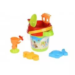 Набор для игры с песком Same Toy 6 шт зеленый (HY-1142WUt-2)