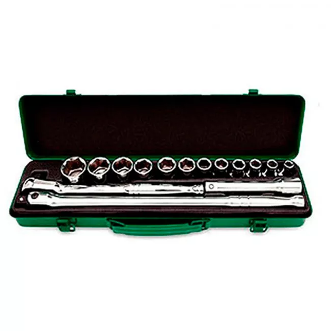 Набор инструмента дюймового TOPTUL 1/2" 15 ед. (GCAD1512)