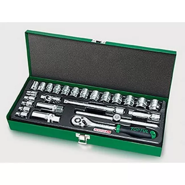 Набор инструмента комбинированный Toptul 3/8" 25шт (GCAD2502)