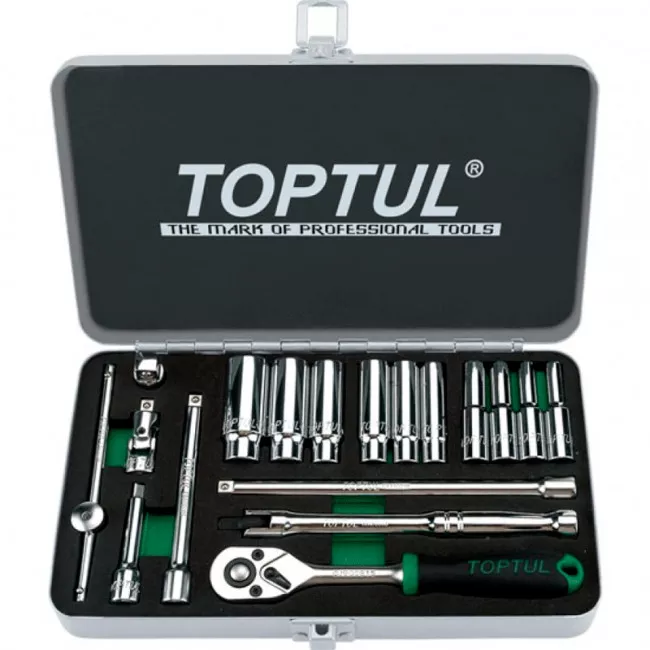 Набор инструмента TOPTUL 1/4" дюйм.3/16"-9/16" (длинные) (GCAD1813) Набор инструмента TOPTUL 1/4" дюйм.3/16"-9/16" (длинные) (GCAD1813)